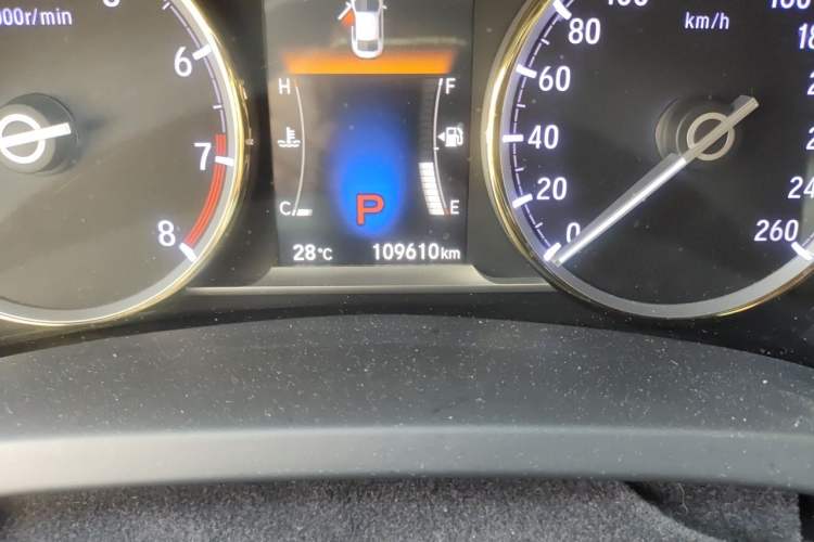 Used Honda Spirior 2017 2.0L Comfort Edition Odometer Close Up