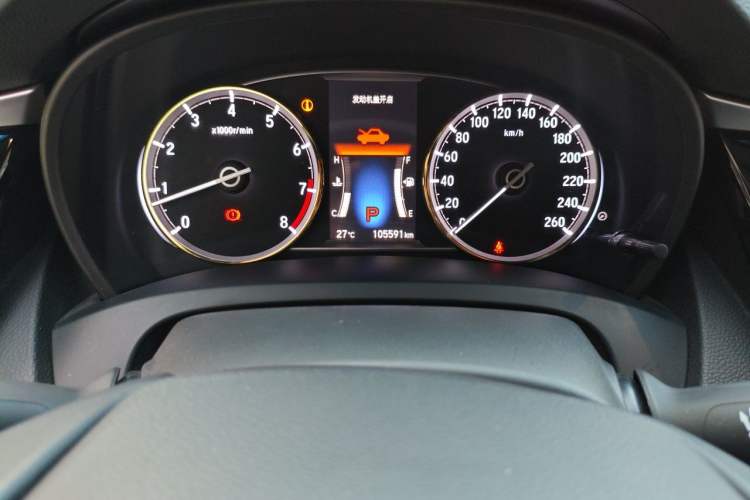 Used Honda Spirior 2017 2.4L Luxury Edition Odometer Close Up