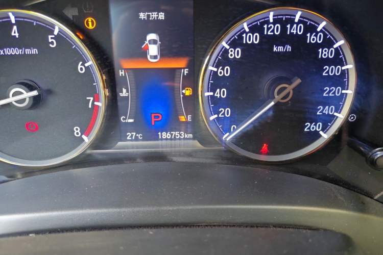 Used Honda Spirior 2017 2.0L Classic Edition Odometer Close Up
