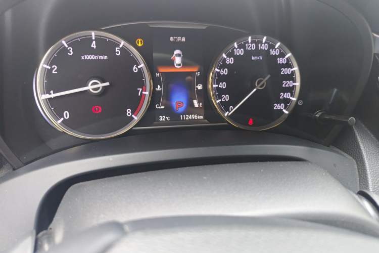 Used Honda Spirior 2017 2.4L Luxury Edition Odometer Close Up