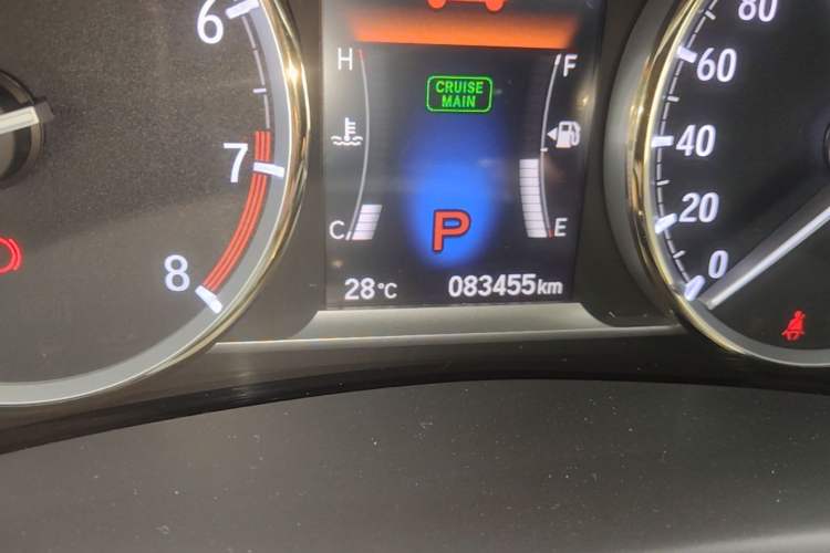 Used Honda Spirior 2017 2.0L Classic Edition Odometer Close Up