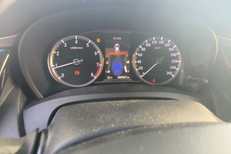 Used Honda Spirior 2017 2.4L Luxury Edition Odometer Close Up