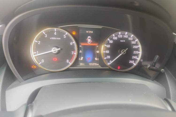 Used Honda Spirior 2017 2.4L Luxury Edition Odometer Close Up