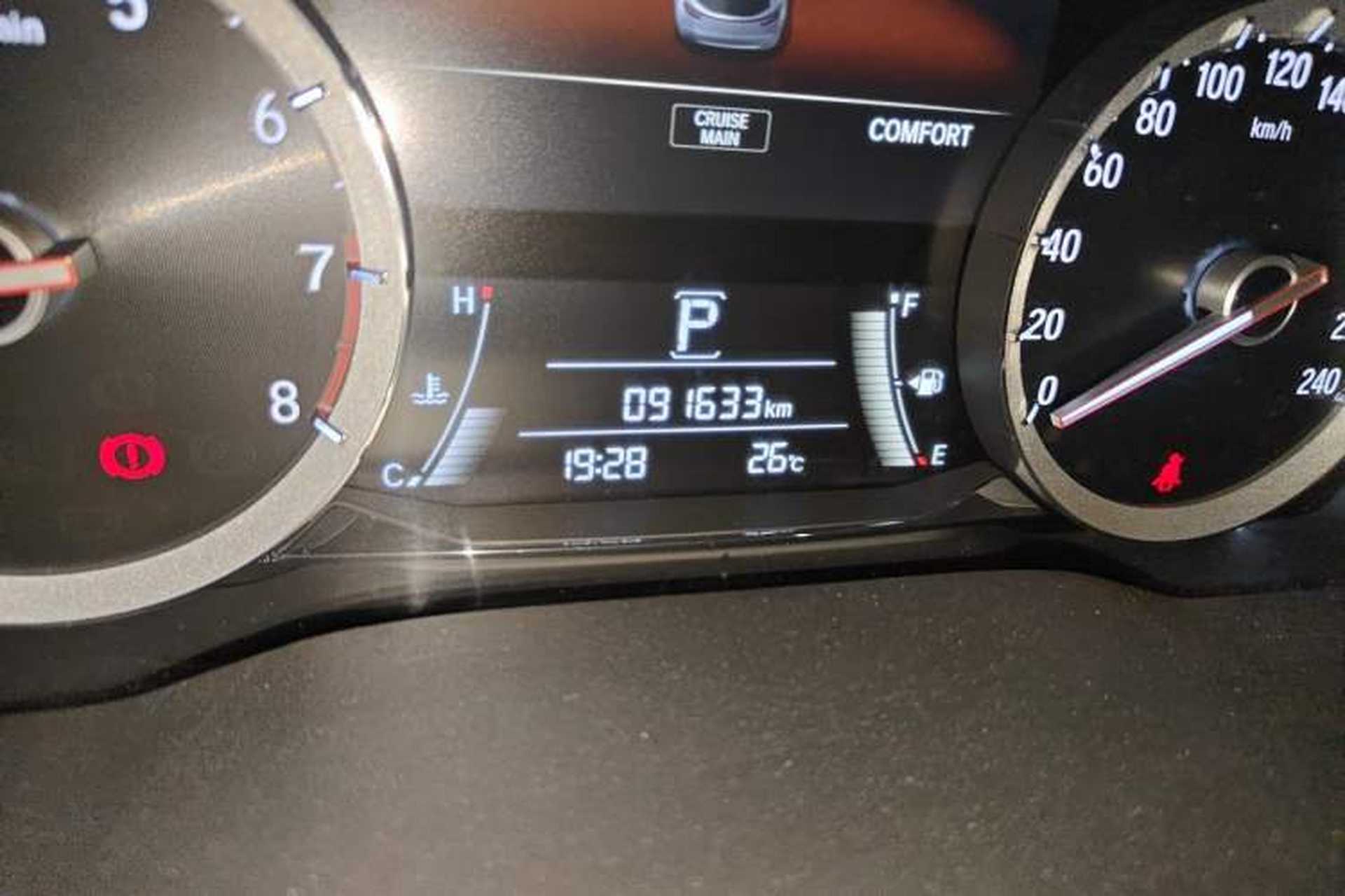 Used Honda UR-V 2017 370TURBO Four-Wheel Drive Prestige Edition China V Odometer Close Up