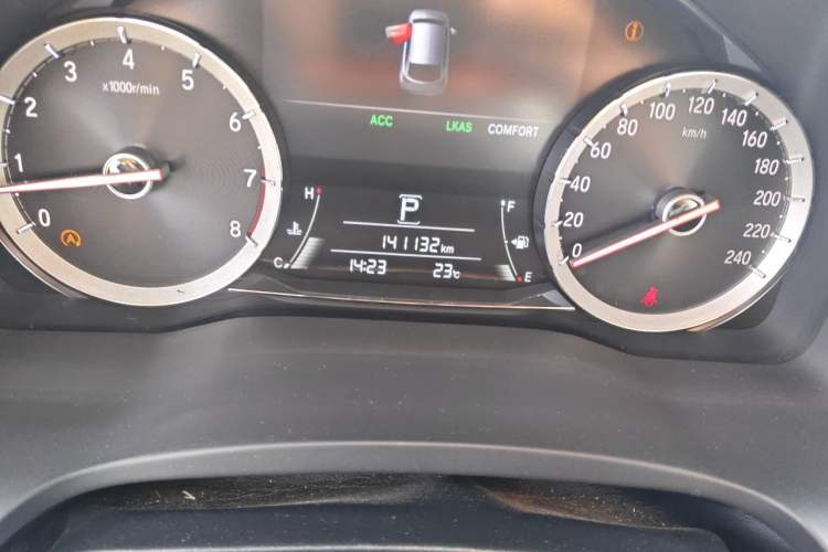 Used Honda UR-V 2017 370TURBO Four-Wheel Drive Prestige Edition China V Odometer Close Up