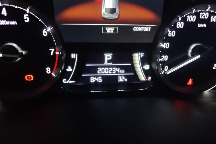Used Honda UR-V 2017 370TURBO Four-Wheel Drive Prestige Edition China V Odometer Close Up