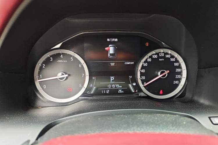 Used Honda UR-V 2017 370TURBO 2WD Prestige Edition China V Odometer Close Up