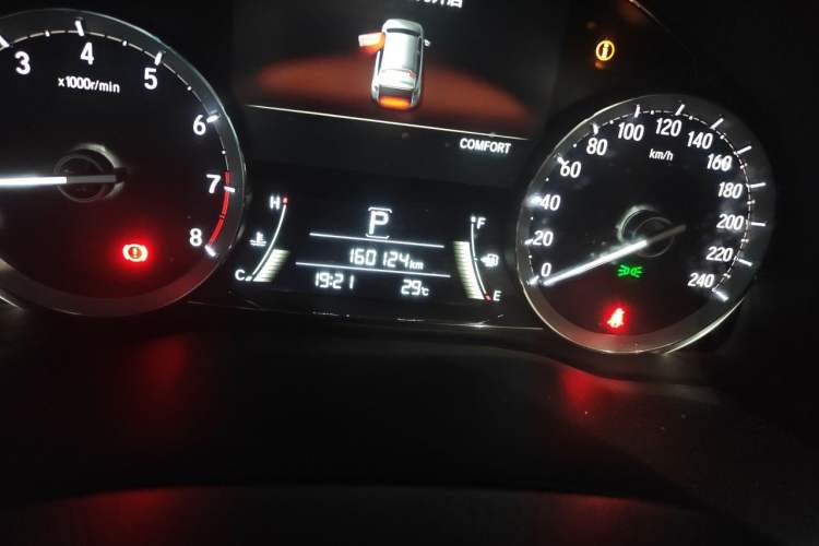 Used Honda UR-V 2017 370TURBO Four-Wheel Drive Prestige Edition China V Odometer Close Up