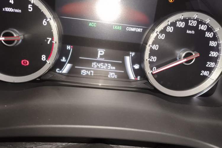 Used Honda UR-V 2017 370TURBO Four-Wheel Drive Prestige Edition China V Odometer Close Up