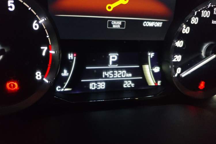 Used Honda UR-V 2017 370TURBO 2WD Prestige Edition China V Odometer Close Up