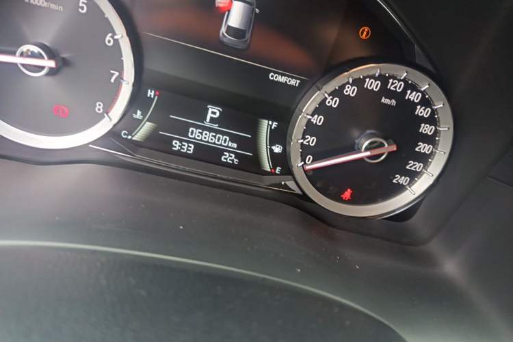 Used Honda UR-V 2017 370TURBO 2WD Prestige Edition China V Odometer Close Up