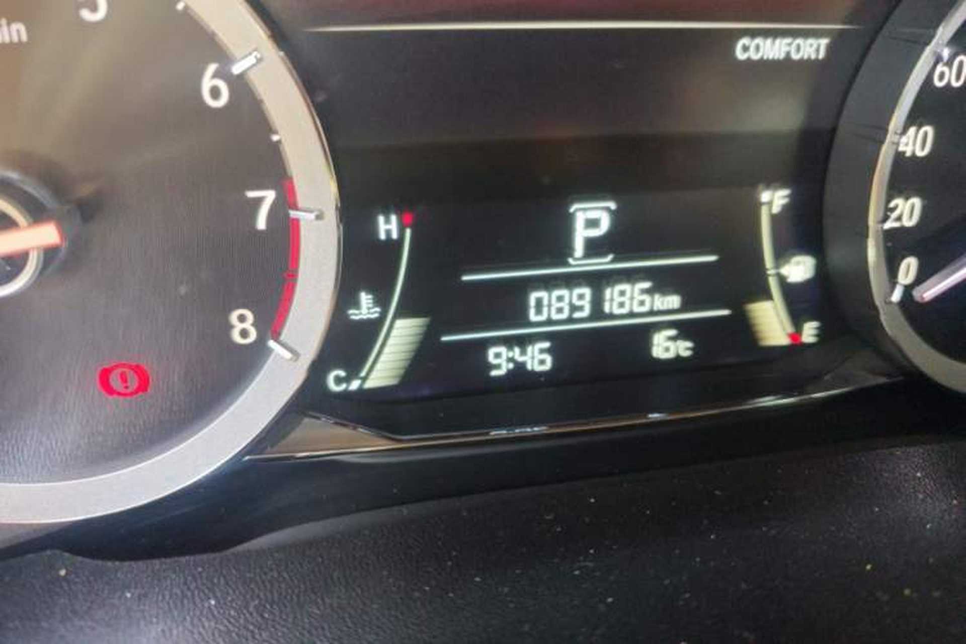Used Honda UR-V 2017 370TURBO 2WD Prestige Edition China V Odometer Close Up