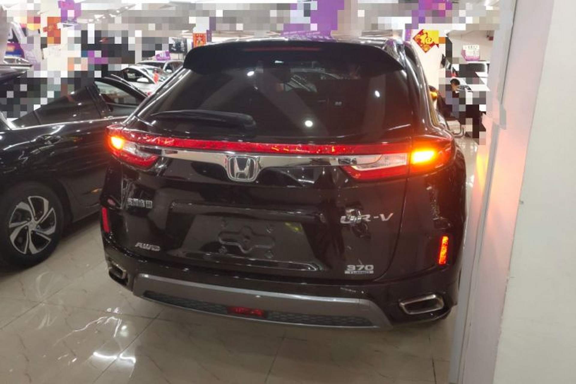 Used Honda UR-V 2017 370TURBO Four-Wheel Drive Prestige Edition China V Rear Right 45 Deg