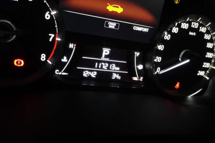 Used Honda UR-V 2017 370TURBO Four-Wheel Drive Prestige Edition China V Odometer Close Up