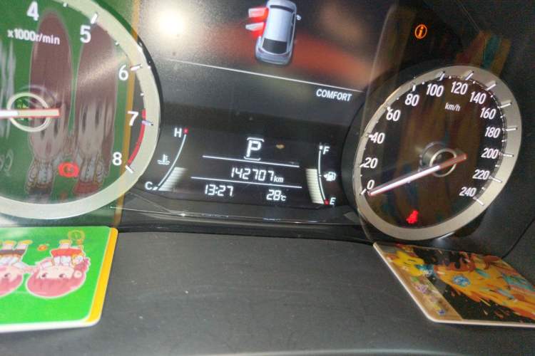 Used Honda UR-V 2017 370TURBO 2WD Prestige Edition China V Odometer Close Up