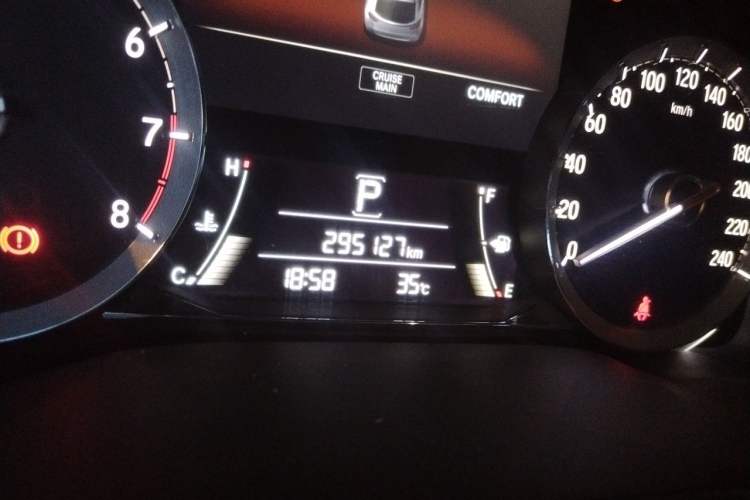 Used Honda UR-V 2017 370TURBO 2WD Prestige Edition China V Odometer Close Up