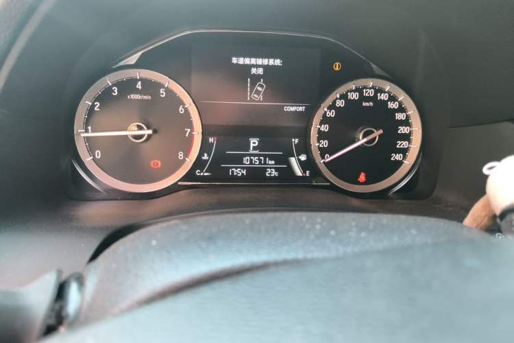 Used Honda UR-V 2017 370TURBO Four-Wheel Drive Prestige Edition China V Odometer Close Up