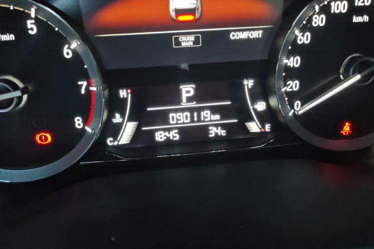 Used Honda UR-V 2017 370TURBO 2WD Prestige Edition China V Odometer Close Up