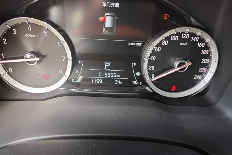 Used Honda UR-V 2017 370TURBO 2WD Prestige Edition China V Odometer Close Up