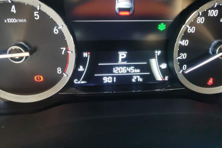 Used Honda UR-V 2017 370TURBO Four-Wheel Drive Prestige Edition China V Odometer Close Up