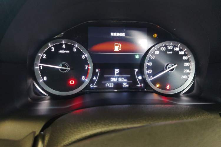 Used Honda UR-V 2017 370TURBO Four-Wheel Drive Prestige Edition China V Odometer Close Up