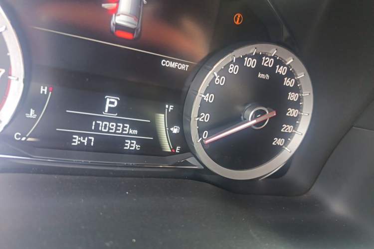 Used Honda UR-V 2017 370TURBO Four-Wheel Drive Prestige Edition China V Odometer Close Up