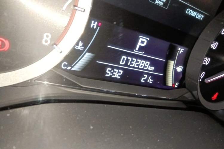 Used Honda UR-V 2017 370TURBO Four-Wheel Drive Prestige Edition China V Odometer Close Up
