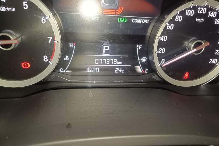 Used Honda UR-V 2017 370TURBO Four-Wheel Drive Prestige Edition China V Odometer Close Up