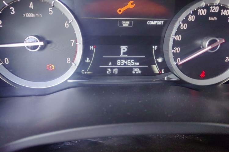Used Honda UR-V 2017 370TURBO 2WD Prestige Edition China V Odometer Close Up