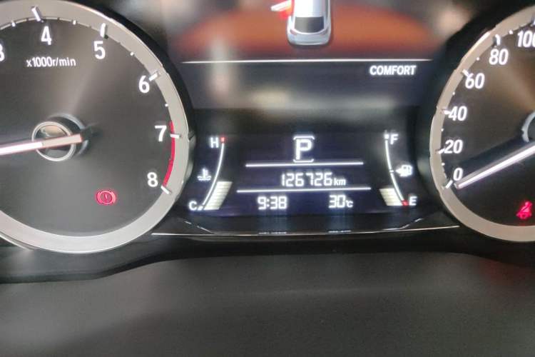 Used Honda UR-V 2017 370TURBO Four-Wheel Drive Prestige Edition China V Odometer Close Up