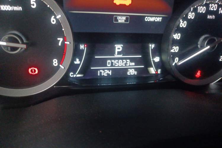 Used Honda UR-V 2017 370TURBO 2WD Prestige Edition China V Odometer Close Up