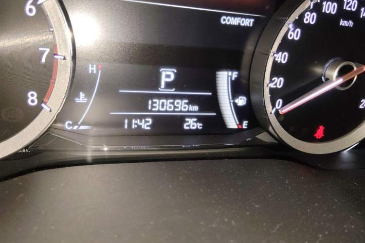 Used Honda UR-V 2017 370TURBO Four-Wheel Drive Prestige Edition China V Odometer Close Up