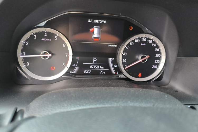 Used Honda UR-V 2017 370TURBO 2WD Prestige Edition China V Odometer Close Up