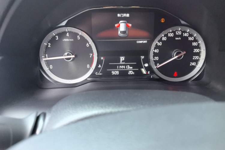 Used Honda UR-V 2017 370TURBO Four-Wheel Drive Prestige Edition China V Odometer Close Up