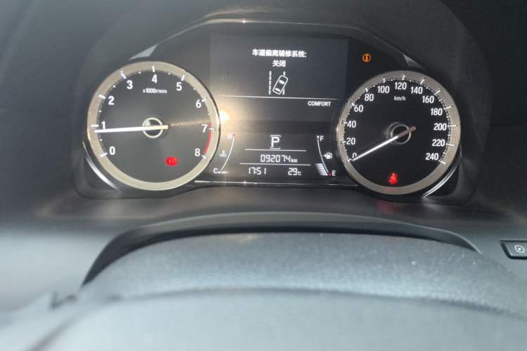 Used Honda UR-V 2017 370TURBO Four-Wheel Drive Prestige Edition China V Odometer Close Up