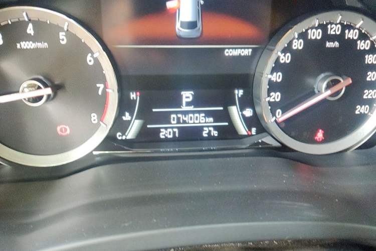 Used Honda UR-V 2017 370TURBO Four-Wheel Drive Prestige Edition China V Odometer Close Up