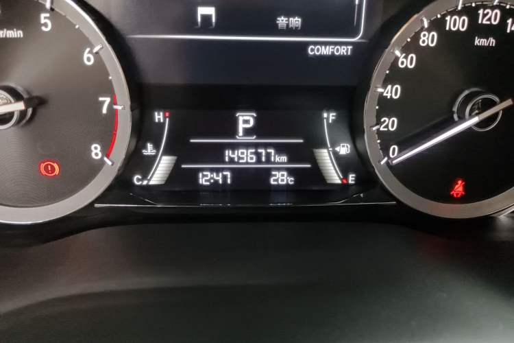 Used Honda UR-V 2017 370TURBO 2WD Prestige Edition China V Odometer Close Up