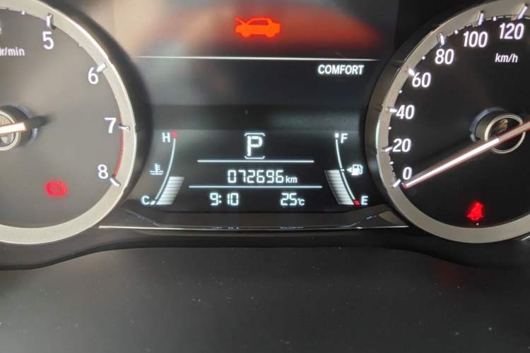 Used Honda UR-V 2017 370TURBO 2WD Prestige Edition China V Odometer Close Up