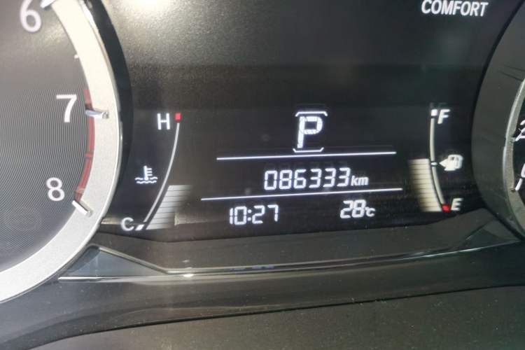 Used Honda UR-V 2017 370TURBO Four-Wheel Drive Prestige Edition China V Odometer Close Up