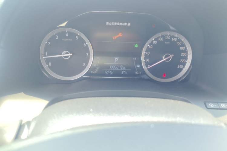Used Honda UR-V 2017 240TURBO Two-Wheel Drive Luxury Edition China V Odometer Close Up