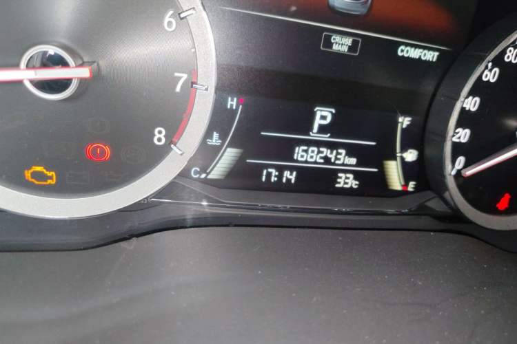 Used Honda UR-V 2017 370TURBO 2WD Prestige Edition China V Odometer Close Up