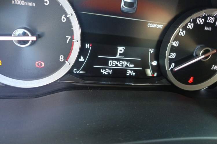 Used Honda UR-V 2017 370TURBO 2WD Prestige Edition China V Odometer Close Up