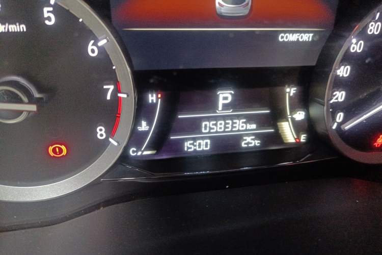 Used Honda UR-V 2017 370TURBO 2WD Prestige Edition China V Odometer Close Up