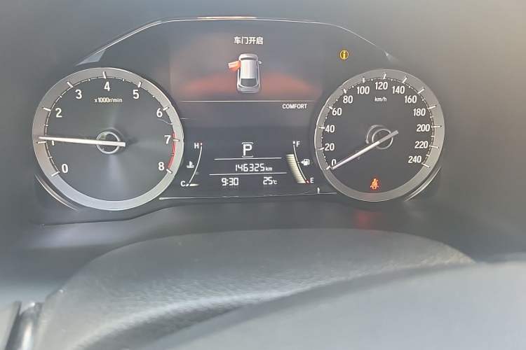 Used Honda UR-V 2017 370TURBO Four-Wheel Drive Prestige Edition China V Odometer Close Up