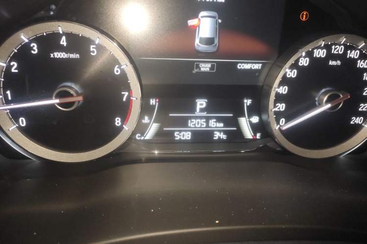 Used Honda UR-V 2017 370TURBO Four-Wheel Drive Prestige Edition China V Odometer Close Up