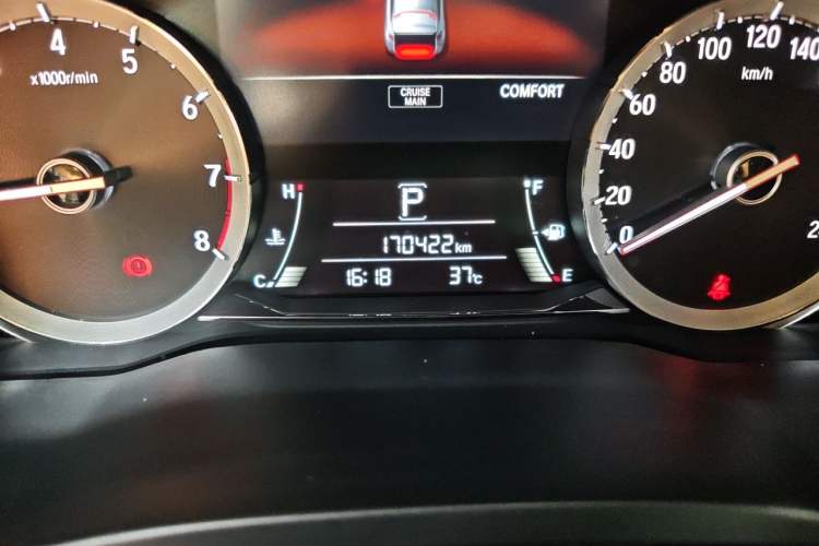 Used Honda UR-V 2017 370TURBO Four-Wheel Drive Prestige Edition China V Odometer Close Up