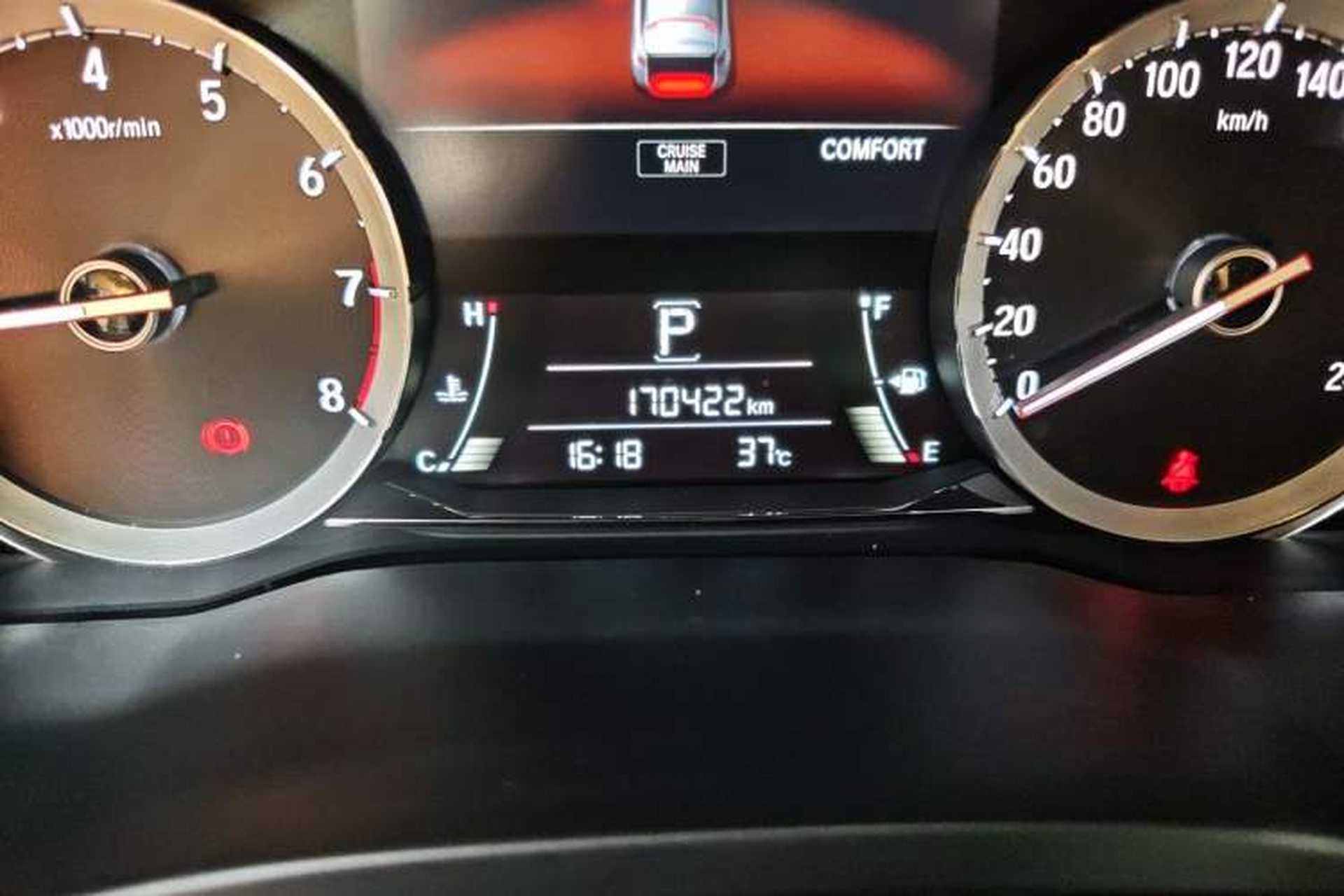 Used Honda UR-V 2017 370TURBO Four-Wheel Drive Prestige Edition China V Odometer Close Up