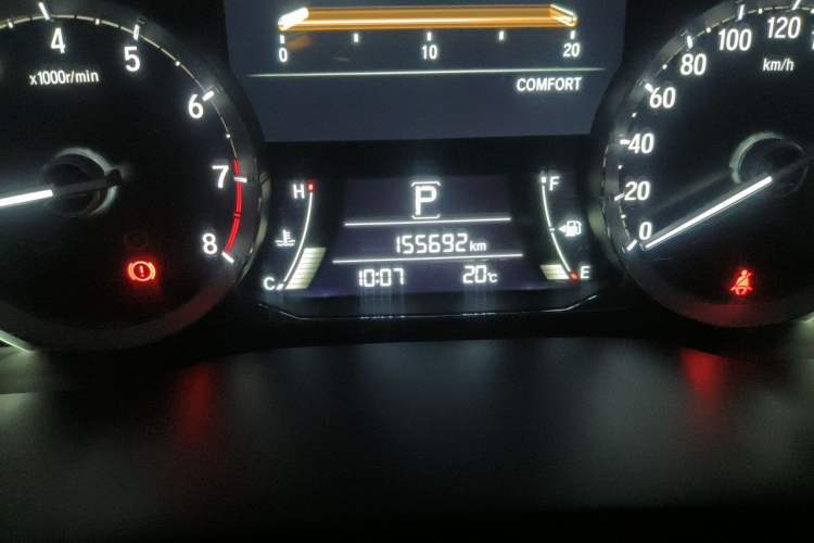 Used Honda UR-V 2017 370TURBO Four-Wheel Drive Prestige Edition China V Odometer Close Up