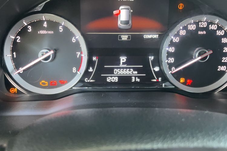 Used Honda UR-V 2017 370TURBO 2WD Prestige Edition China V Odometer Close Up