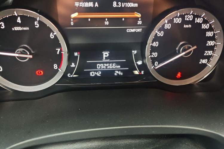 Used Honda UR-V 2017 370TURBO 2WD Prestige Edition China V Odometer Close Up